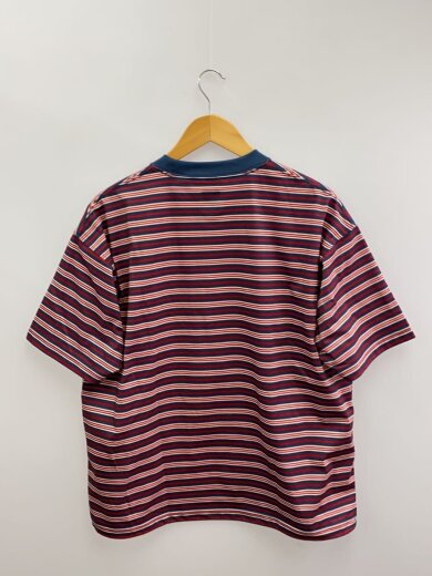 商品画像：TECH DRAWSTRING MULTI BORDER S/S TEE/Tシャツ/M/レッド/ボーダー/ダイワ 2