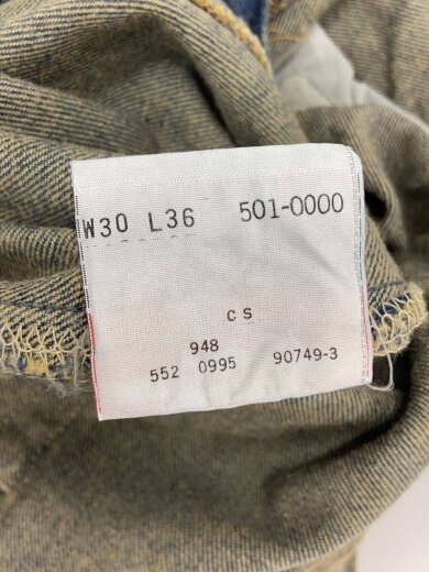 商品画像：90s/501/USA製/552刻印/30/デニム/インディゴ/リーバイス 5