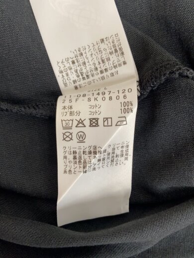 商品画像：25SS/IT TEE/Tシャツ/L/コットン/ブラック/無地/11-08-1497-120// 5