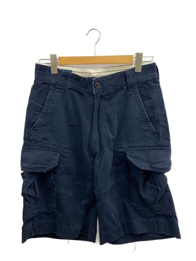 商品画像：90s/カーゴショーツ/ショートパンツ/40/コットン/ネイビー/無地 1