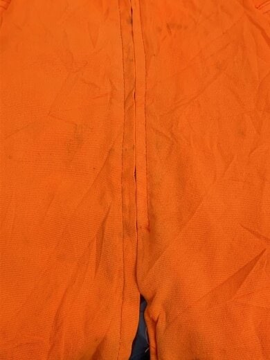 商品画像：70s/ハンティングジャケット/PRIDEジッパー/コットン/オレンジ/無地/ヴィンテージ 6