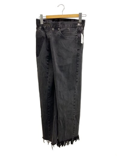 商品画像：Rework Buggy Denim Pants/バギーデニムパンツ/S/デニム/ブラック/017Z0 1