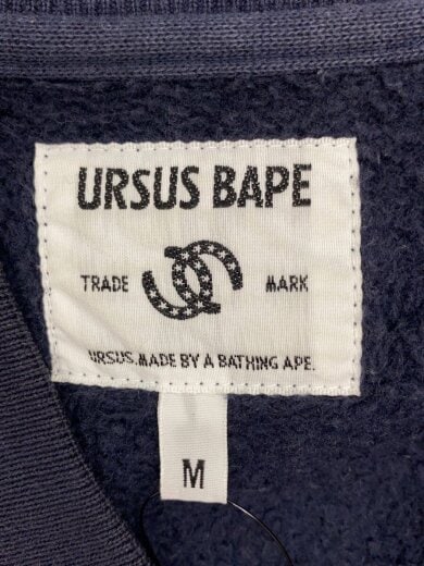 商品画像：スウェットスタジャン/M/コットン/ネイビー/無地/アーサスベイプ 3