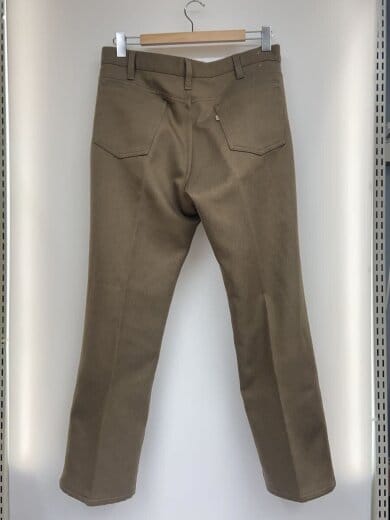 商品画像：80s/スタプレ/ブーツカットパンツ/34/ポリエステル/ブラウン/リーバイス 2