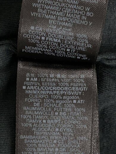 商品画像：CROP DOVE NO SEAM TEE/Tシャツ/S/コットン/ブラック/471281-05-1 4