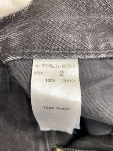 商品画像：REMAKE WIDE STRAIGHT/ワイドブラックデニムパンツ/2/ブラック 5