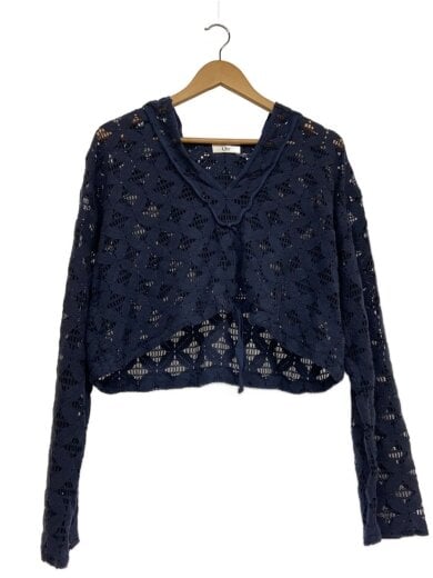 商品画像：Lace Foodie Tops/トップス/FREE/コットン/ネイビー/25SSUhr-BL449 1