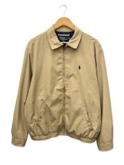 90s/スイングトップジャケット/L/コットン/ベージュ