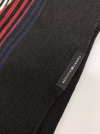 商品画像：マフラー/アクリル/NVY/ストライプ/メンズ/AM12833 4