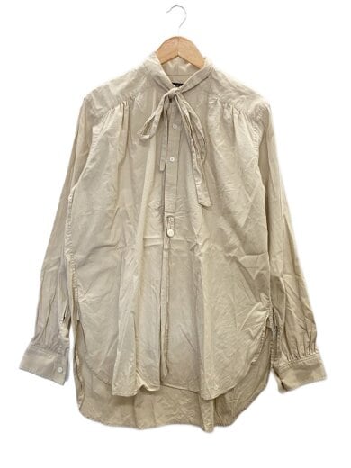 商品画像：22AW/Ascot Collar EDW Shirt/M/コットン/ベージュ/無地/LQ207/ニードルズ 1