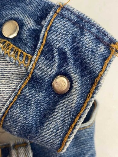 商品画像：80s/501/USA製/546刻印/ペンキ/33/デニム/インディゴ/リーバイス 7