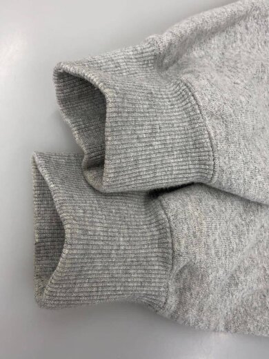 商品画像：METAL LOGO FABRIC-STITCHED ZIP HOODIE/M/コットン/グレー 5