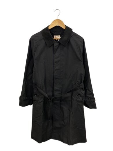 商品画像：ステンカラーコート/36/コットン/BLK/無地 1