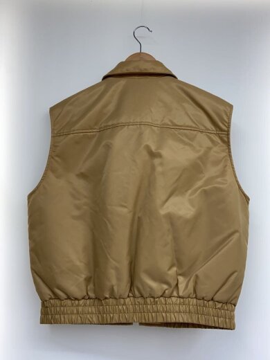 商品画像：クロップドベスト/M/ポリエステル/ベージュ/CS555 2