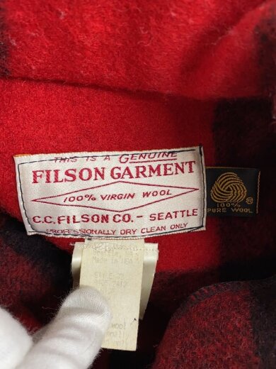 商品画像：90s/USA製/ジャケット/38/ウール/レッド/チェック 3