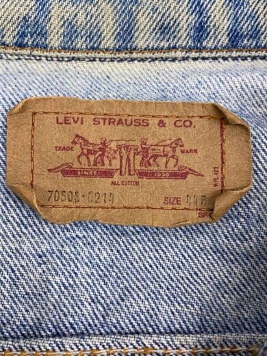 商品画像：Gジャン/44/デニム/IDG/無地/70508-0214 3