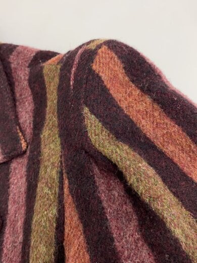 商品画像：PORTRAIT/70-80s/USA製/ダブルテーラードジャケット/ウール/ボルドー/ストライプ 6