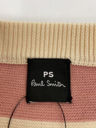 商品画像：ニット・セーター(薄手)/M/コットン/ピンク/ボーダー 3