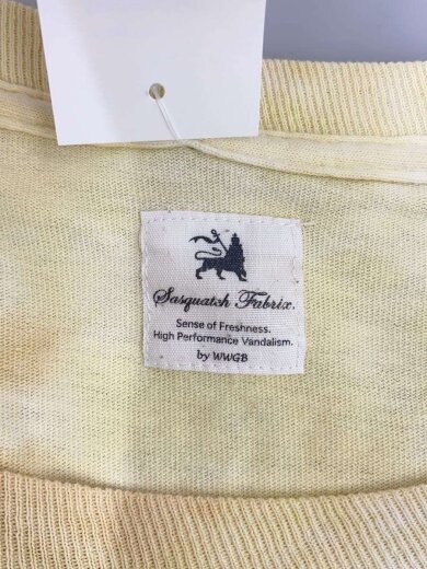 商品画像：長袖Tシャツ/コットン/イエロー/総柄/サスクワッチファブリックス 3