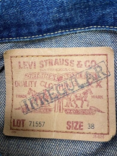 商品画像：90s/3rd復刻/71557/日本製/Gジャン/38/デニム/インディゴ/71557-02 3