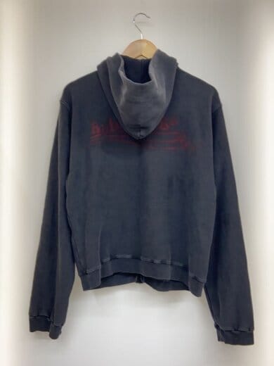 商品画像：Washed Crayon Political Zip-up Hoodie/ジップパーカー/M/ブラック 2