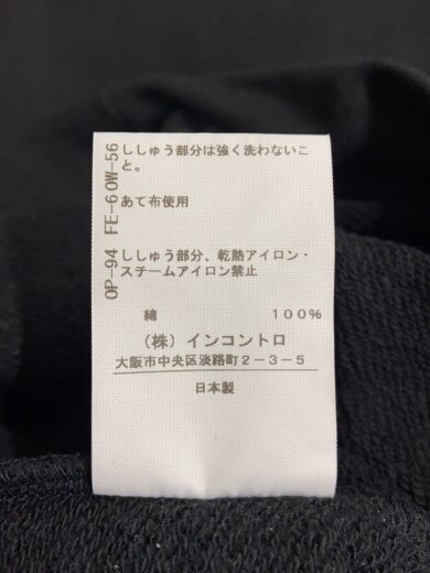 商品画像：トルコオーガニックBD裏毛ピコットリブワンピース/0/ブラック/16-12-551004// 4