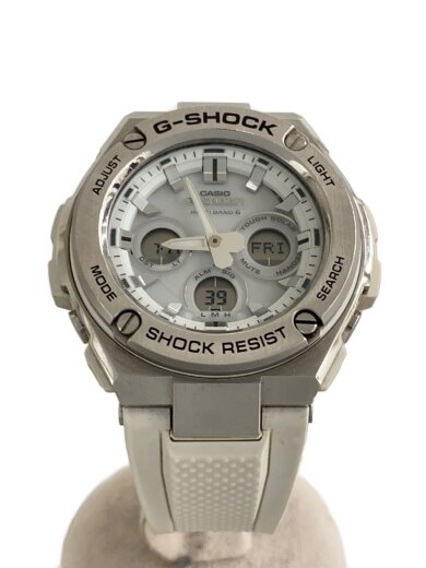 商品画像：ソーラー腕時計・G-SHOCK/デジアナ/ラバー/WHT/WHT 1