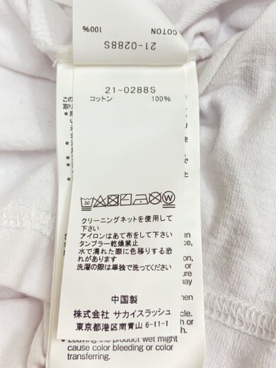 商品画像：21SS/×KAWS Flock Print T-Shirt /Tシャツ/1/ホワイト/21-0288S// 5