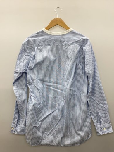 商品画像：AD2023/ハイブリッドシャツ/長袖Tシャツ/M/コットン/ブルー/SZ-B102 2