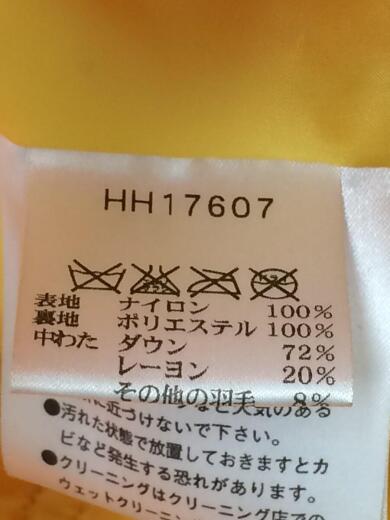 画像：HELLY HANSENカラショークダウンジャケット/M/ナイロン/ORN/HH176073