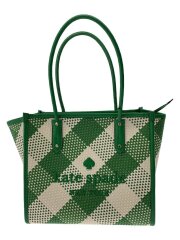 編み込みトートバッグ/--/GRN