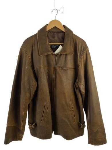 商品画像：gaugaan leather/レザージャケット・ブルゾン/--/レザー/BRW 1