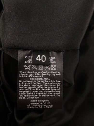 商品画像：別注 NEW MANILA JACKET NEW SHEEP/40/羊革/BLK 4