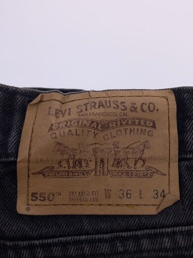 商品画像：ストレートパンツ/36/デニム/BLK/40550-4159 4