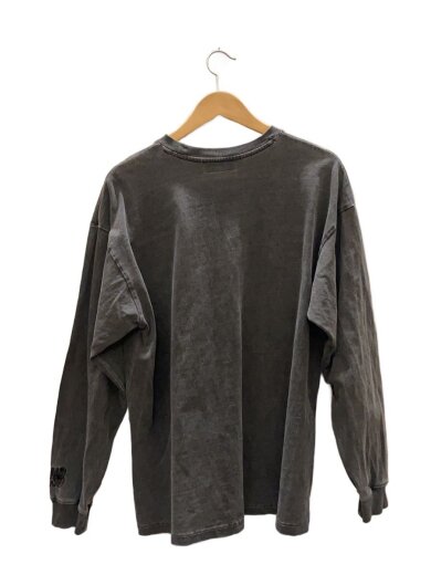 商品画像：ロゴ刺繍/長袖Tシャツ/M/コットン/GRY/WDS-O-EPM-25-Q4-CS-01 2