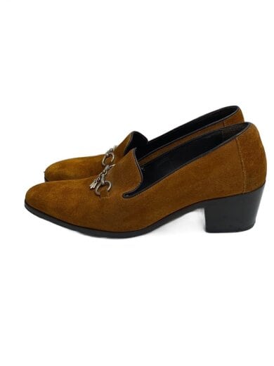 商品画像：HEELED OPERA BIT VAMP/ローファー/40/CML/スウェード 1