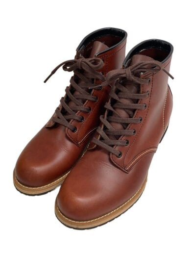商品画像：レースアップブーツ/M/BRW/レザー 2