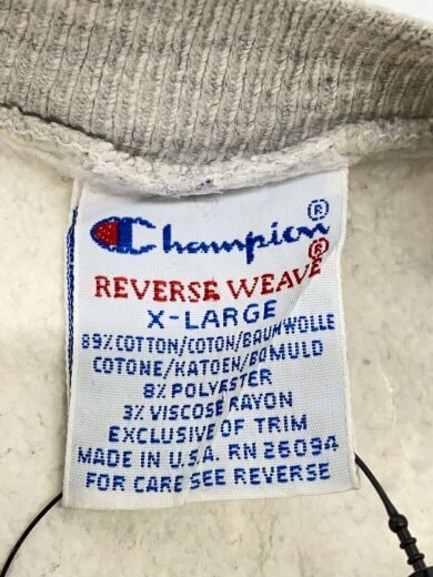 商品画像：スウェット/XL/コットン/GRY 3