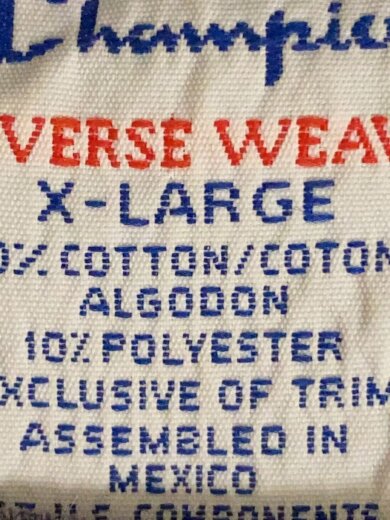 画像：Championフェード/RW/MARQUETTE UNIVERSITY/スウェット/XL/コットン/NVY//4