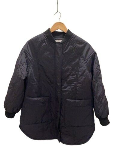 商品画像：25AW/リブ付き中綿フキルティングジャケット/FREE/ナイロン/BLK/25-011-700-6102 1