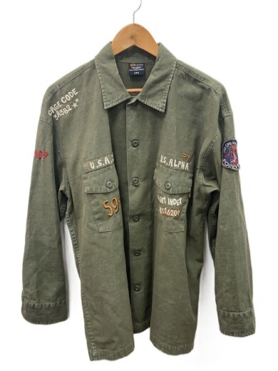 商品画像：BACKEMBROIDERYSLEEVELOGO/L/コットン/KHK/TS5132-021 1