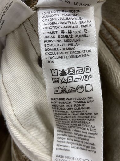 商品画像：BAGGY/29/デニム/BEG/PC9-A4750-0028 6