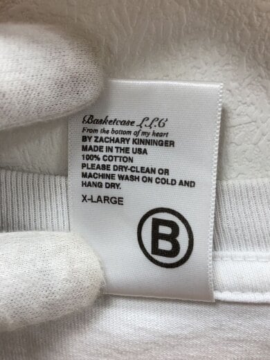 商品画像：AUGUST t-shirt/Tシャツ/XL/コットン/WHT/プリント 5