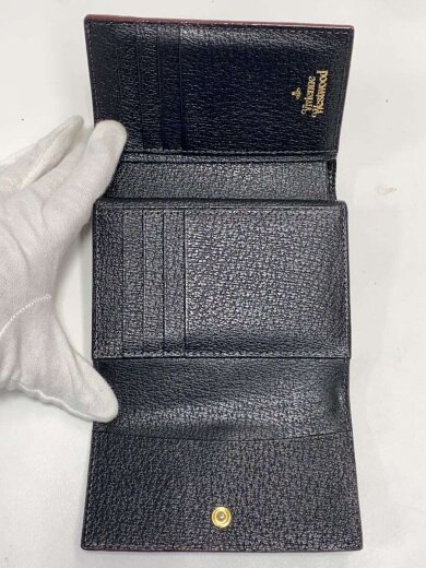 商品画像：EXECUTIVE/3つ折り財布/レザー/BLK/無地/レディース/3318C931 4