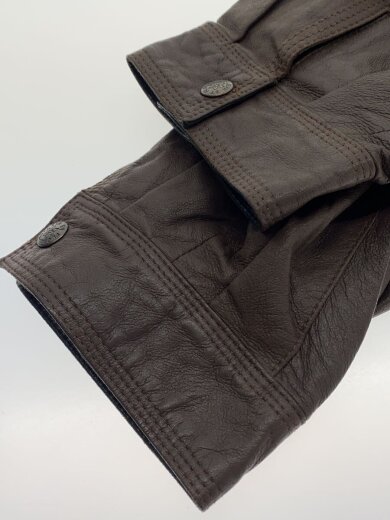 商品画像：COCO FASHION/レザージャケット・ブルゾン/48/レザー/BRW 4