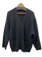 カーディガン(厚手)/M/コットン/BLK/KNM-23SS-KN06