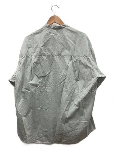 商品画像：Oversized Band Collar/22ss半袖シャツ/FREE/ミント色/BLU/GM221-50226 2