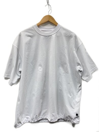 商品画像：TECH DRAWSTRING S/S TEE/Tシャツ/L/ポリエステル/WHT/BE-41024 1