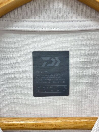 商品画像：TECH DRAWSTRING S/S TEE/Tシャツ/L/ポリエステル/WHT/BE-41024 3