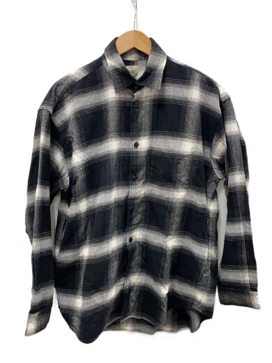 商品画像：東洋エンター/HEVY NEL CHECK BIG SHIRT/ネルシャツ/S/BLK/チェック/GL28726 1